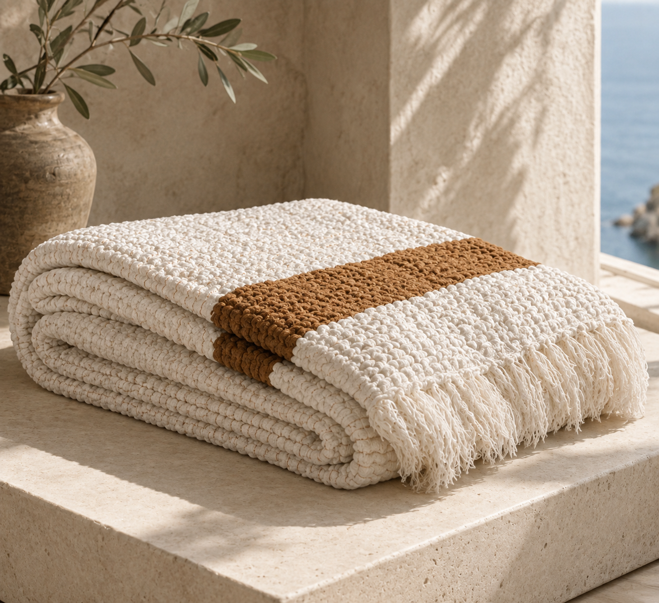 Mustard Throw Blanket