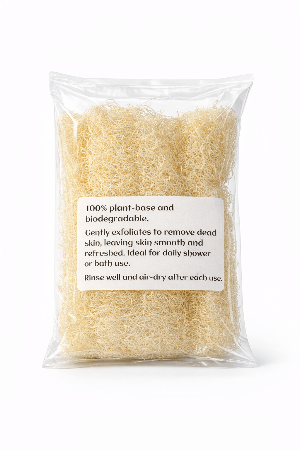 Natural Bath Sponge - Authentic Cotton