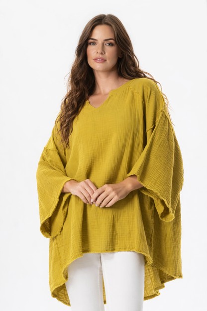 Muslin Over Size Blouse # 51211