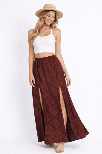 Cleopatra Muslin Skirt Cotton/Viscose #453 Mrn.