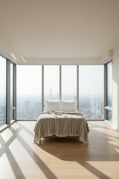 Single Throw 75” X 90” (Stripe) - Authentic Cotton