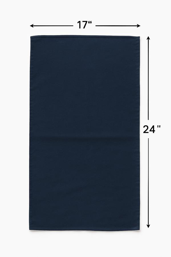 Solid Navy - Authentic Cotton