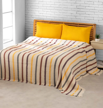 STRIPE DESIGN YELLOW 86"*95"