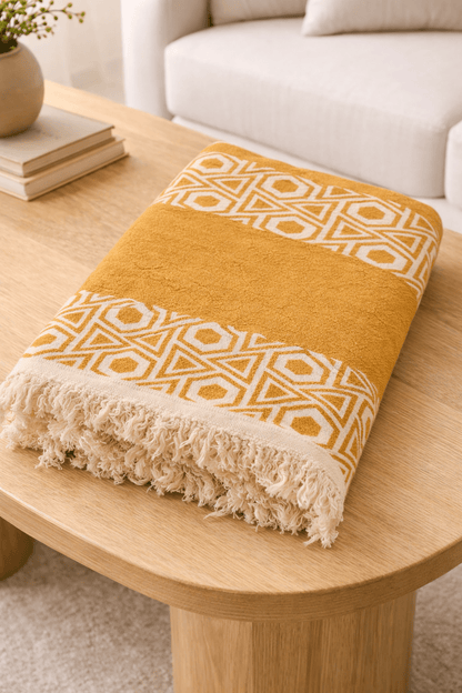 Tughra Blanket Throw - Authentic Cotton