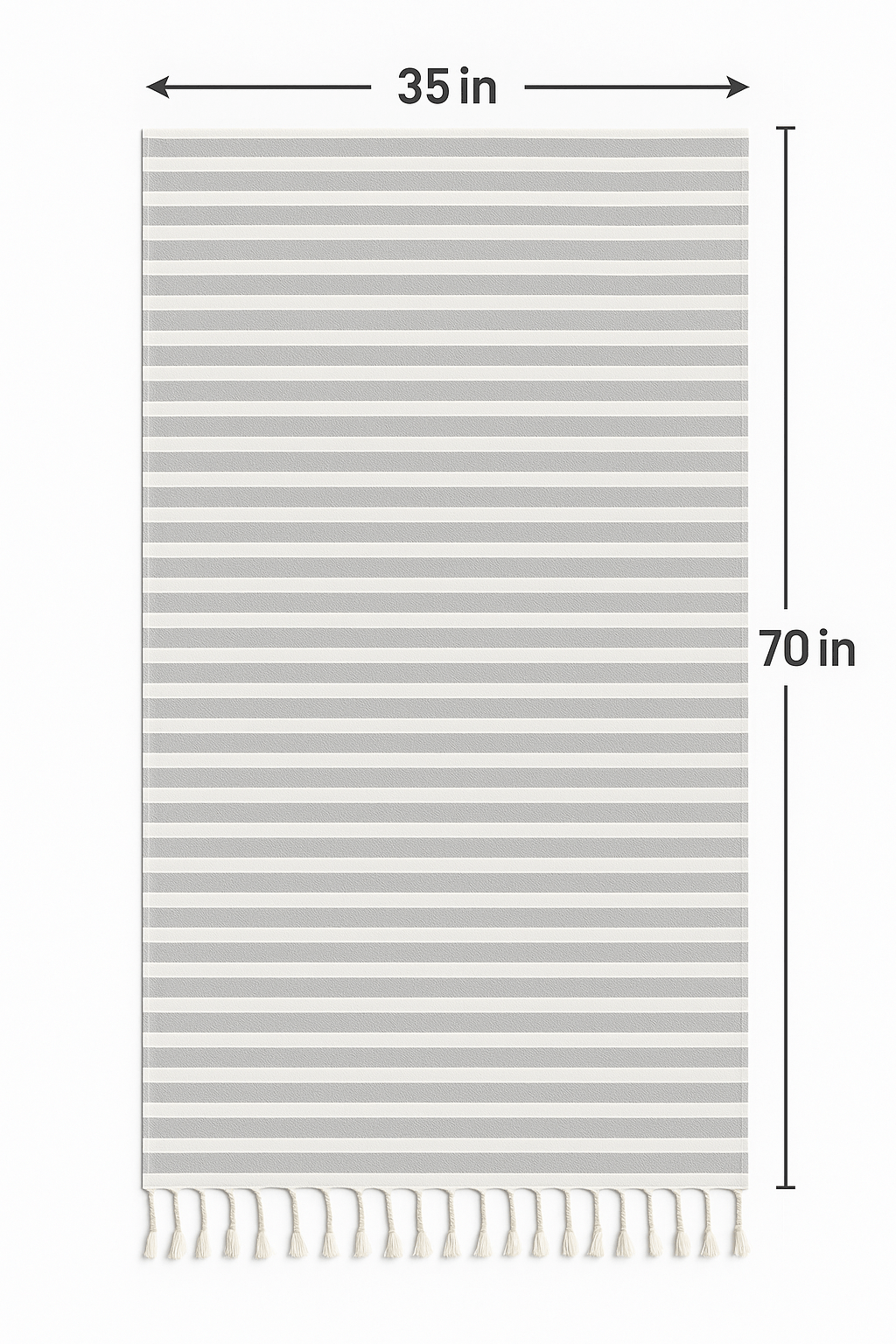 Ultra Thin 100% Turkish Cotton Towels (4) for $80 - Authentic Cotton