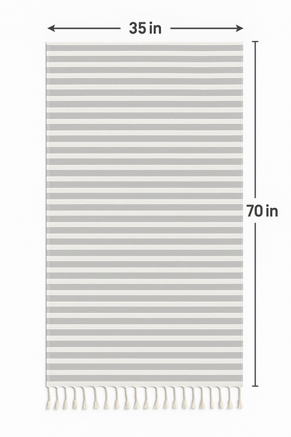 Ultra Thin 100% Turkish Cotton Towels (4) for $80 - Authentic Cotton