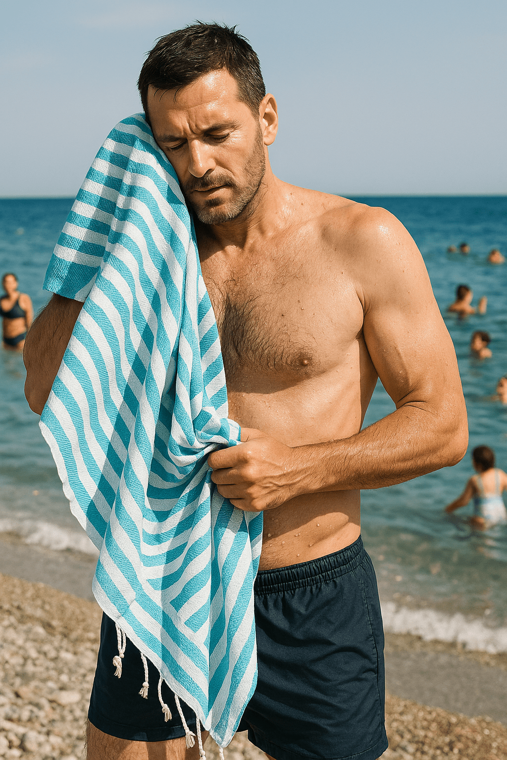 Ultra Thin 100% Turkish Cotton Towels (4) for $80 - Authentic Cotton