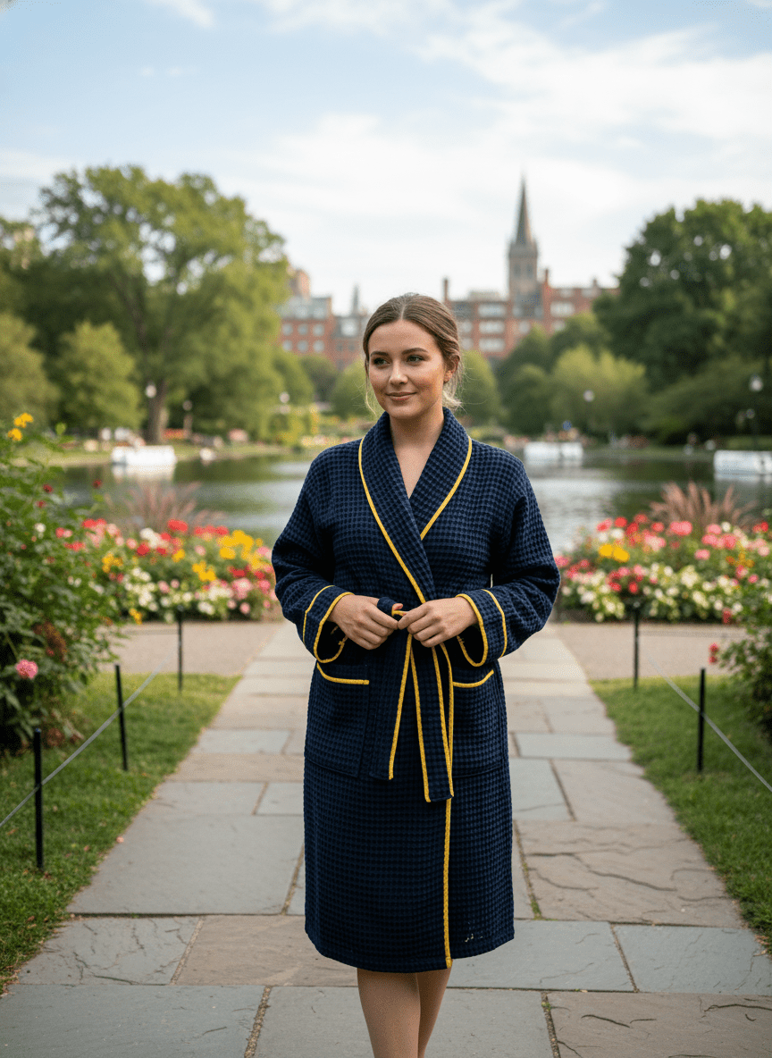 WAFFLE ROBE - Authentic Cotton